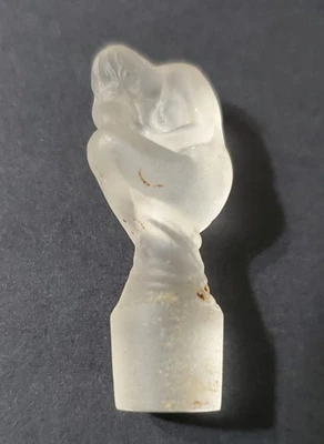 1914 STOPPER ONLY Le Succes d'Orsay Perfume R.Lalique Glass 'AS FOUND' - Image 1 of 4