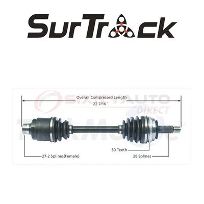 SurTrack CV Axle Shaft for 1995-1998 Honda Odyssey 2.2L 2.3L L4 - Constant lr Foto 1 de 4