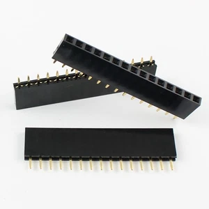 5Pcs 2.54mm Pitch 1x15 Pin 15 Pin Female Single Row Straight Header Strip - Picture 1 of 5