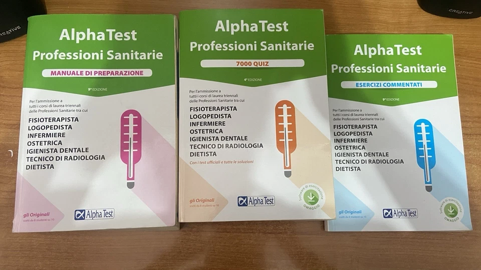 alpha test professioni sanitarie (3 Libri) - Immagine 1 di 1