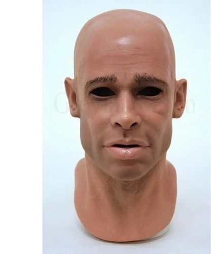 Brad Pitt Foam Latex Mask Tristan Fancy Dress Costume Accessory Greyland Film - Image 1 of 1