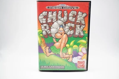 Chuck Rock | Sega Mega Drive | Complete in Box | Tested & Working | PAL - Image 1 of 4