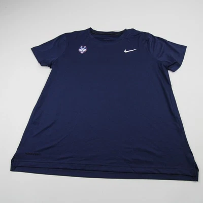 UConn Huskies Nike Dri-Fit Short Sleeve Shirt Women's Navy New - Image 1 of 4
