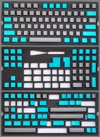 151 keys Cherry Profile keycap green-gray PBT keycaps for Cherry MX keyboard 