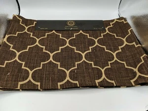 Set Of 4 Placemats 100% Jute Artisan Home Collection 13" X 19" Spot Clean Design - Picture 1 of 3