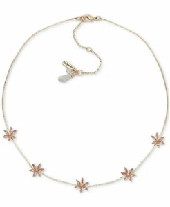 lonna & lilly Gold-Tone Cubic Zirconia Flower Collar Necklace, 16" + 3" extender - Picture 1 of 1