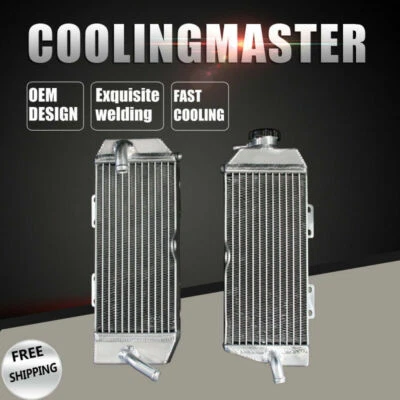 For Yamaha WR450F YZ450F 2000-2005 04 Aluminum Radiator A Pair 2Rows - Image 1 of 4