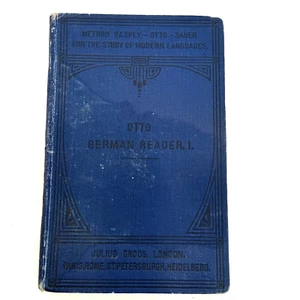 Vintage Otto German Reader I For Young Readers 1906 Eighth Edition - Bild 1 von 10