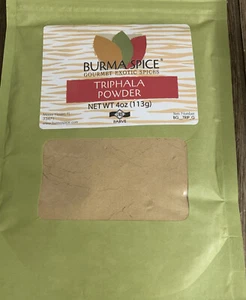 Burma Spice Triphala Powder 4oz Gourmet Exotic Spices Exp March 30 2025 - Picture 1 of 4