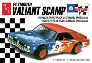 Amt Modelos 1171 1/25 Plymouth Valiant Scamp Kit Coche de Carreras - Imagen 1 de 1