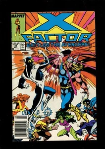 X-FACTOR 32 (6.5) NEWSSTAND VS THOR MARVEL (B034) - Picture 1 of 2