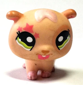 LPS Hamster Cream Color Green Eyes Kids Toy Littlest Pet Shop - Picture 1 of 3