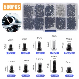 Kit de vis d'ordinateur 500 pièces pour ordinateur portable HP Dell Lenovo Samsung Sony États-Unis - Photo 1/9