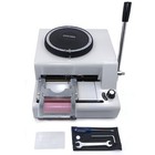Embossing Machine 72-Characters Card Embosser Printer Code ID PVC Stamping Credi