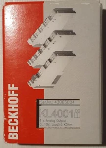 Beckhoff KL4001 Analogausgabe 1-fach 0-10V Last >5 KOhm - Bild 1 von 1