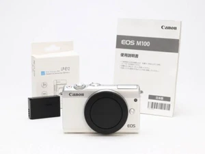 【Excellent++】Canon EOS M100 Body White from Japan - Picture 1 of 7