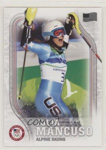2018 Topps US Olympic & Paralympic Team and Hopefuls Flag /99 Julia Mancuso