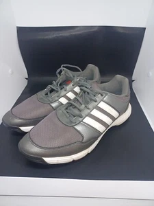 Botines de golf Adidas EVM 004001 grises para hombre talla 12 en muy buen estado zapatos zapatillas Traxion 11.5 - Imagen 1 de 7