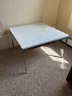 Florence Knoll Studio Square Marble Low Side or Coffee Table 27” Square