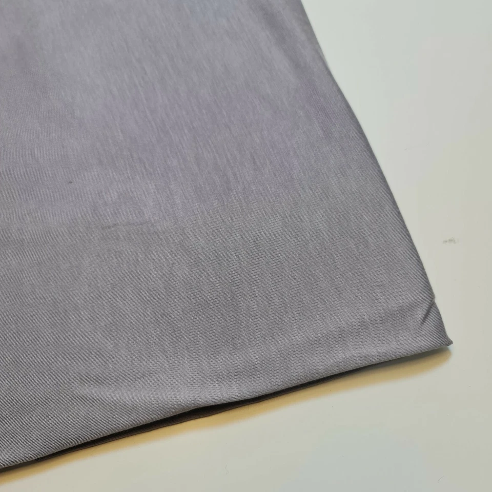 Grey JERSEY Material Stretch Costume T shirt Baby Grow Dress Fabric 58" Meter - Image 1 of 2
