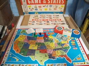 1960 MILTON BRADLEY "GAME OF THE STATES" Board Game - Complete - Picture 1 of 7