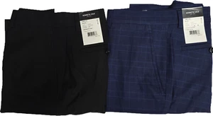 Kenneth Cole Men’s Dress Pant WOOL BLACK BLUE NWT - Picture 1 of 9