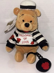 "Mini bolsa de frijoles de felpa PRISIONER OF LOVE POOH Winnie the Pooh 8"" A26" de Disney Store - Imagen 1 de 18