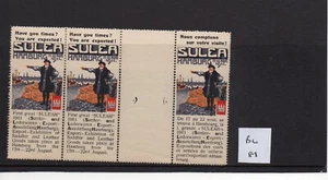 Cinderella/Poster - Europe (BL81) - Sulea Hamburg 1911 - 3 stamps - Picture 1 of 1