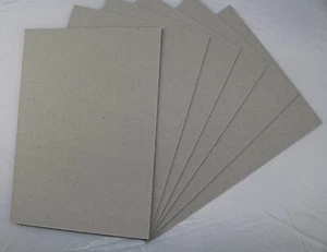 Buchbinderpappe Graukarton Bastelkarton sehr stabil Karton-Dicken 1,5mm | 2,0mm - Bild 1 von 8