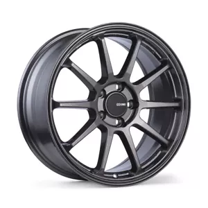16x7 +45 Enkei PX-10 5x100 Gunmetal Wheels (Set of 4) - Picture 1 of 2