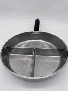 Vintage gehämmert Club Aluminium 3 Abschnitt geteilt 8 Zoll Pfanne Hammercraft Kochgeschirr - Bild 1 von 14