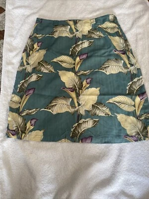 Falda de seda Tommy Bahama talla 10 Foto 1 de 3