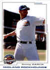 2002 Midland Rockhounds Grandstand #10 Sonny Garcia Houston Texas Baseball Card