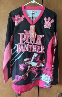 The Pink Panther Adult M Headgear Classics Nostalgia Co Polyester Hockey Jersey - image 1 of 4