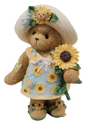 Cherished Teddies I Picked A Little Sunshine For You Figurine - image 1 of 4
