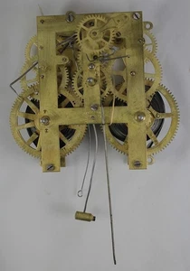Antiguo Waterbury Clock Co. Mecanismo Reloj 6-1/2" VIDEO - Imagen 1 de 11