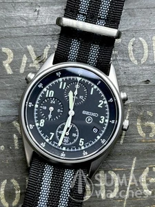 Serviced & excellent condition - 1997 Seiko 7T27-7A20 'Gen 2' MoD aircrew issue - Picture 1 of 24