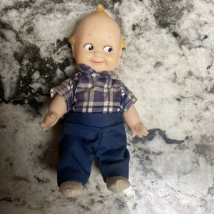 Vintage Kewpie Puppe 1991 von Jesco 7" x 4" bewegliche Teile. Blue Wings - Bild 1 von 5