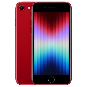 New Apple iPhone SE 3rd Gen (2022) A2782 Red 5G 64GB Factory Unlocked - Picture 1 of 4