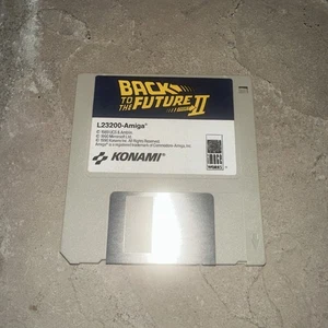 Back to the Future Part II 2 Commodore Amiga Disk Vintage 1989 getestet - Bild 1 von 2