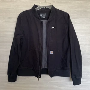 Carhartt Giacca Bomber Donna Vestibilità Relaxed Nero Taglia M (8-10) - Foto 1 di 12