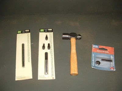 New Making Memories Universal Eyelet Setter #6175 Hole Punch #6174 & Hammer 6" - Image 1 of 4