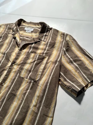 Urban Outfitters Striped Men’s Beach Button Up Polo Size L - Image 1 of 4