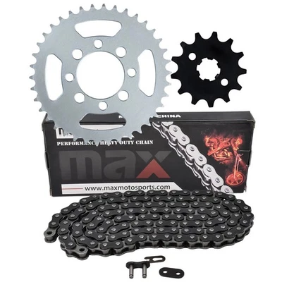 Kit de cadena de transmisión y piñones para Kawasaki KLX110 KLX110R KLX110RL KX110L 10-25 Foto 1 de 4