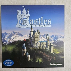 Bezier Games Castles Of Mad King Ludwig Tile Laying Board Game Complete - Picture 1 of 23