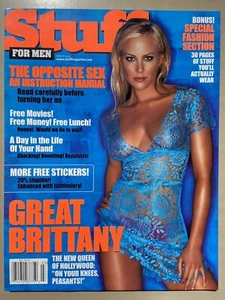 Stuff For Men Magazine March 2001 Brittany Daniel Cars CD’s - Picture 1 of 2