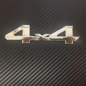 Car Badge 4x4 Four wheel drive Metal Chrome for Wrangler Patriot Emblem Sticker - Bild 1 von 7