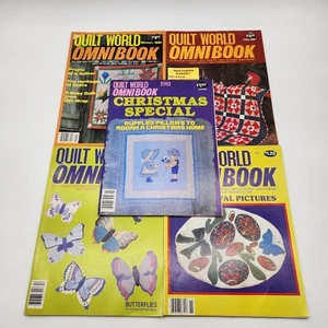 Quilt World Omni Book 1981 Lot of 5 Christmas Winter Fall Summer Spring Uncut  - Picture 1 of 17