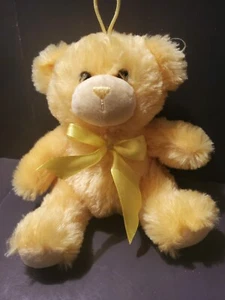 Fiesta Plush Yellow Teddy Bear 6" - Picture 1 of 5
