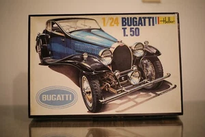 Heller 1:24 Bugatti T.50 #760 Vintage Unbuilt Model Car Kit - Picture 1 of 6